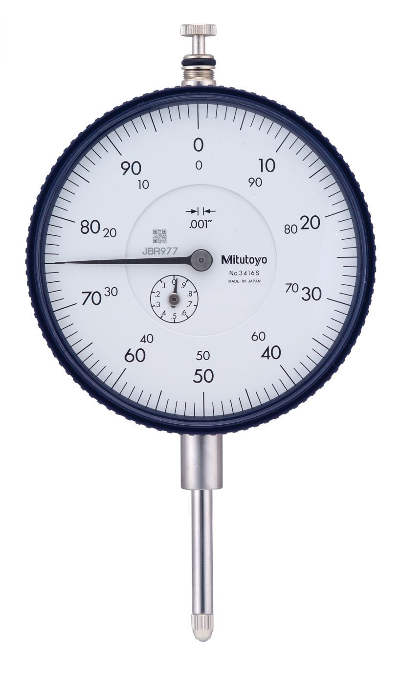 Picture of Mitutoyo 3416S Dial Indicator, .001, 1 In, 3/8, Lb