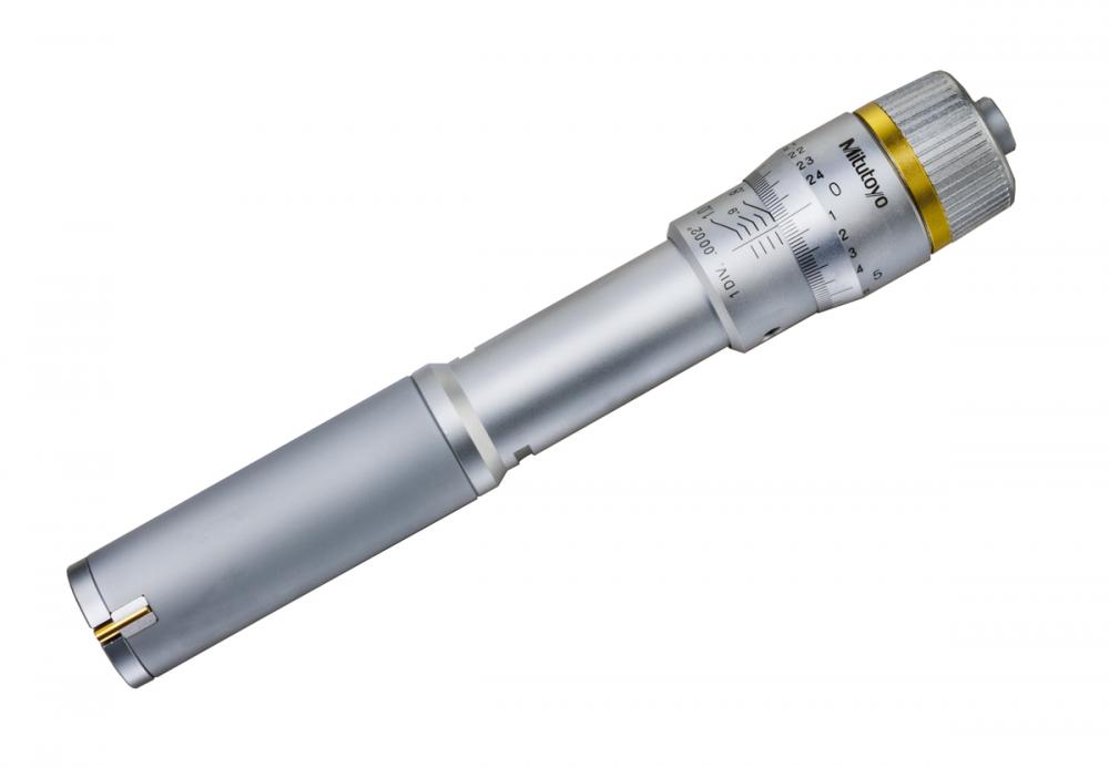 Picture of Mitutoyo 368-266 .8-1 In, .0002 In, Holtest, Titanium Nitride Coated Contact Points, Ratchet Stop