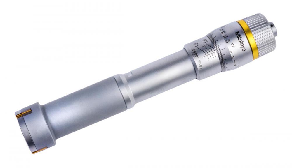 Picture of Mitutoyo 368-267 1-1.2 In, .0002 In, Holtest, Titanium Nitride Coated Contact Points, Ratchet Stop