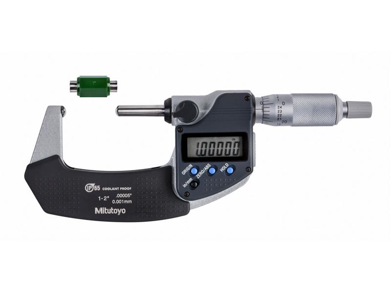 Picture of Mitutoyo 395-352-30 Mic, Spher Face, S-S, 1-2" Ip65