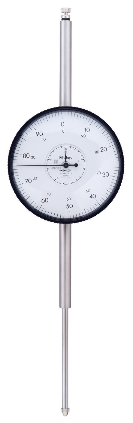 Picture of Mitutoyo 4887S-19 Dial Indicator, .001, 3 In, 3/8, Lb