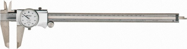 Picture of Mitutoyo 505-746 0-12 In, .001 In Dial Caliper, .1 In/Revolution