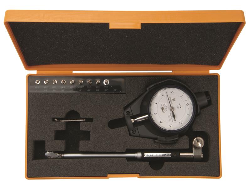 Picture of Mitutoyo 511-206 .4-.74 In Dial Bore Gage w/2923SB-10 dial indicator, .0001 In Graduation