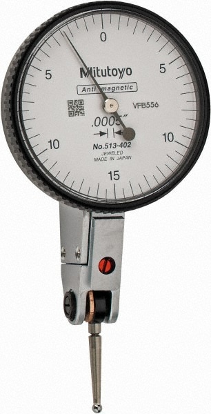 Picture of Mitutoyo 513-402-10T Dial Tst Ind, .0005 In, .03 In,19.9mm, Fs