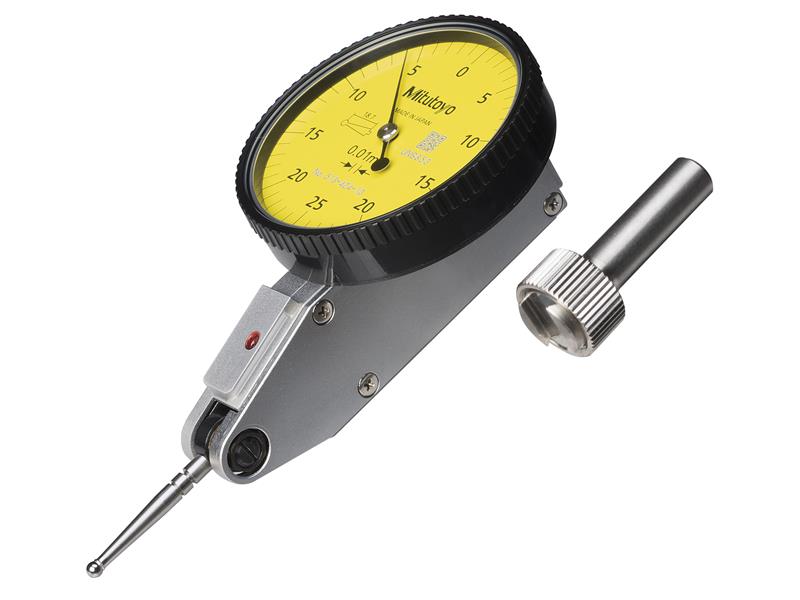 Picture of Mitutoyo 513-424-10E Dial Ti, Basic Set, Standard, 0.5 mm, 0.01mm Grad, Yellow Dial