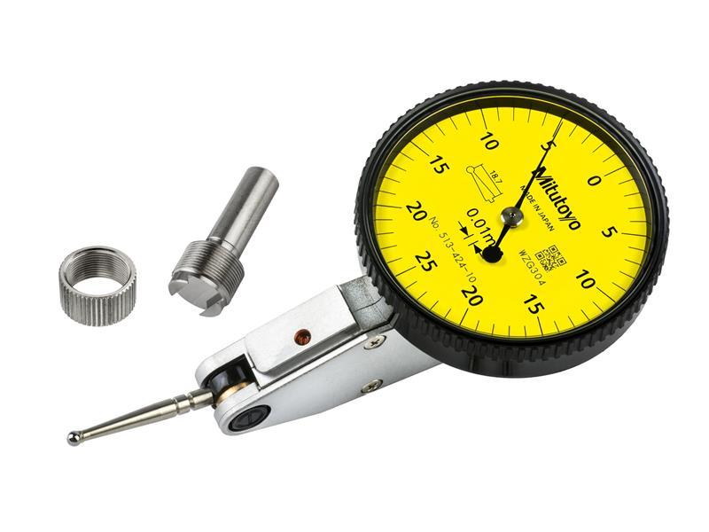 Picture of Mitutoyo 513-424-10H Dial Ti, Standard, 0.5 mm, 0.01mm Grad, Yellow Dial