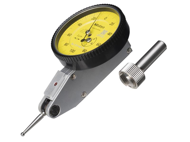 Picture of Mitutoyo 513-425-10E Dial Ti, Basic Set, Standard, 0.6 mm, 0.002 mm Grad, Yellow Dial
