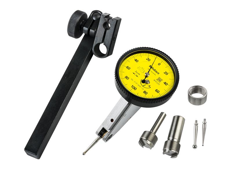 Picture of Mitutoyo 513-445-10T Dial Ti, Full Set, Tilted, 0.4 mm, 0.002 mm Grad, Yellow Dial
