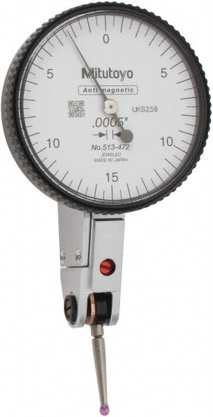 Picture of Mitutoyo 513-472-10E Dial Tst Ind, .0005 In, .03 In,19.9mm, Bs,R