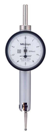 Picture of Mitutoyo 513-504 Dial Tst Ind, .0001 In, .01 In,18.7mm, Bs,P