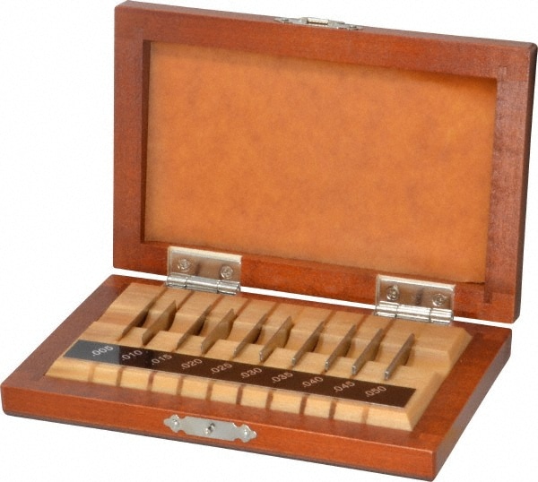 Picture of Mitutoyo 516-926-26 Steel Rectangular Gage Block Set, Inch, 10 Blocks, ASME Grade 0