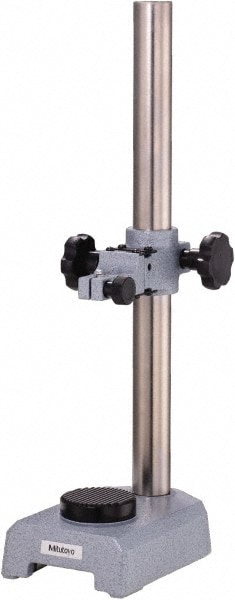 Picture of Mitutoyo 519-109-10 Gage Stand, For Indicators And Linear Gages, 3/8 In And 8mm Stem Hole Diameters, Serrated Anvil