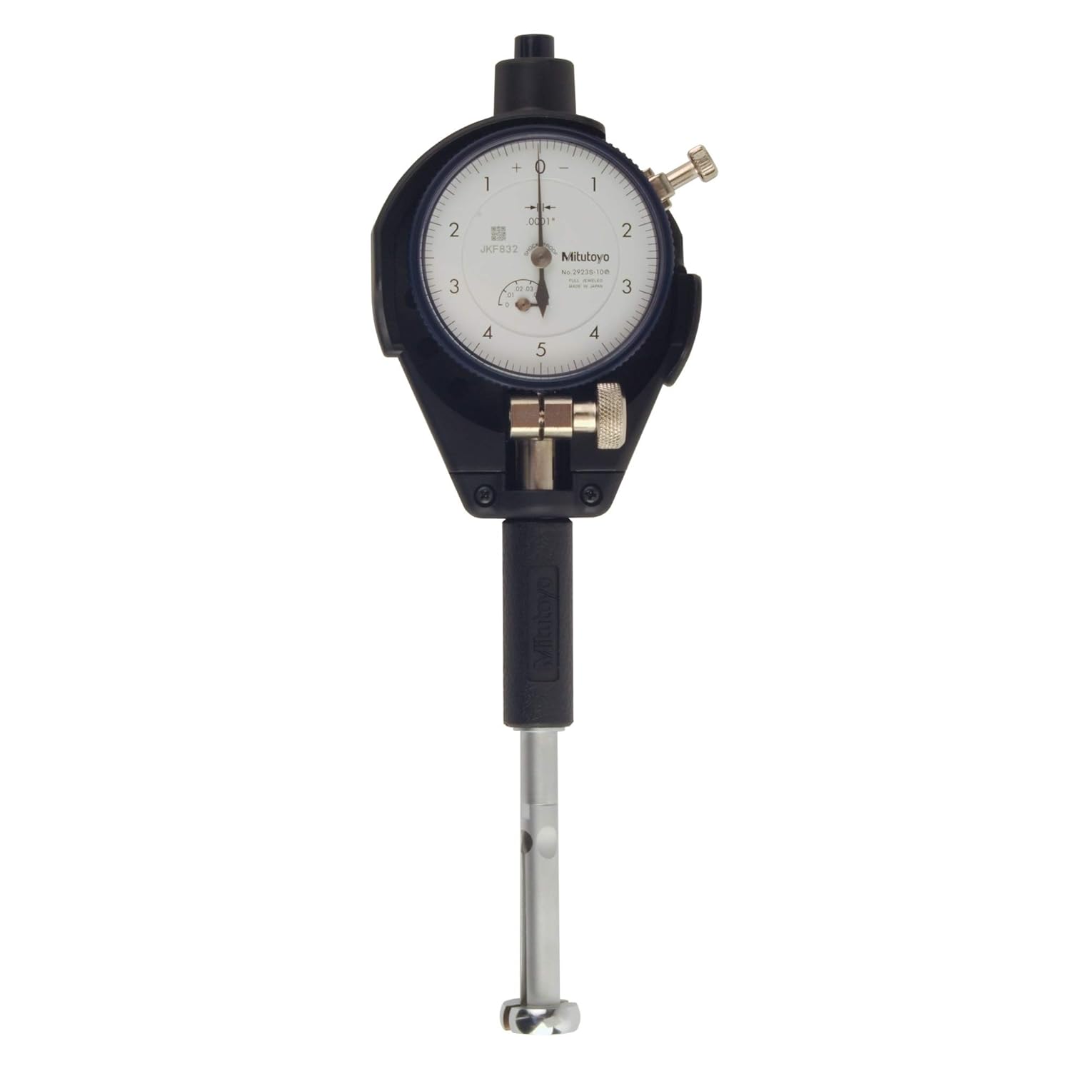 Picture of Mitutoyo 526-123 .4-.7 In Dial Bore Gage W/2923Sb-10 Dial Indicator, 0001 In Graduation, 2.4 In Probe Depth