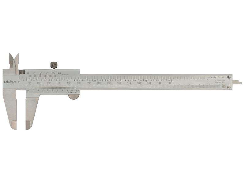 Picture of Mitutoyo 530-312 0-150mm/0-6 In, 0.02mm/.001 In, Vernier Caliper, High Accuracy, Dual Scale