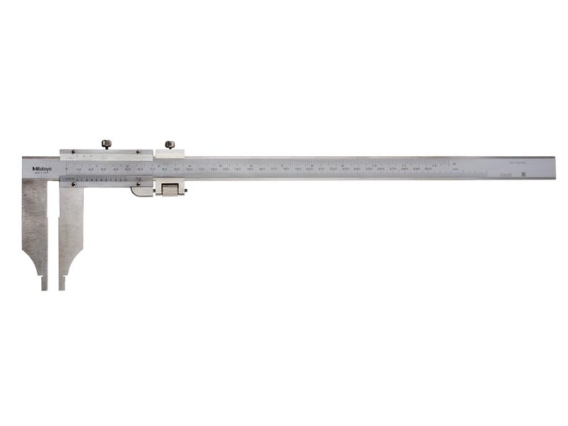 Picture of Mitutoyo 534-101 0(10)-300mm/0(.3")-12" long-jaw vernier caliper, +/- 0.07mm accuracy, 0.05mm-1/128" Graduation, 460g with metric/inch dual scale