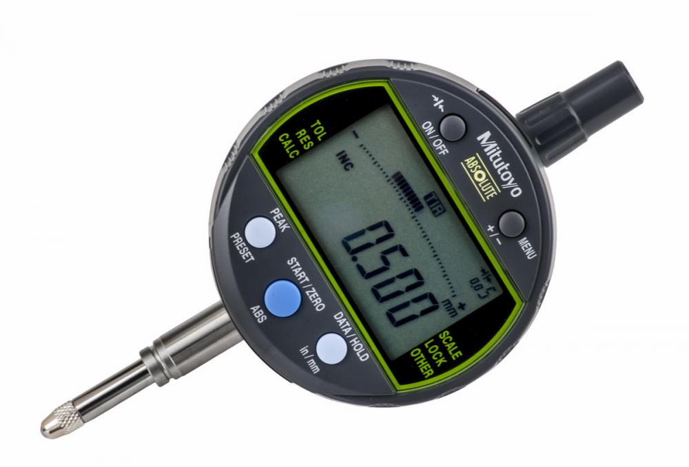 Picture of Mitutoyo 543-301 Peak Hold Type Indicator, 12.7mm/0.5", 8mm Stem, Lug Back