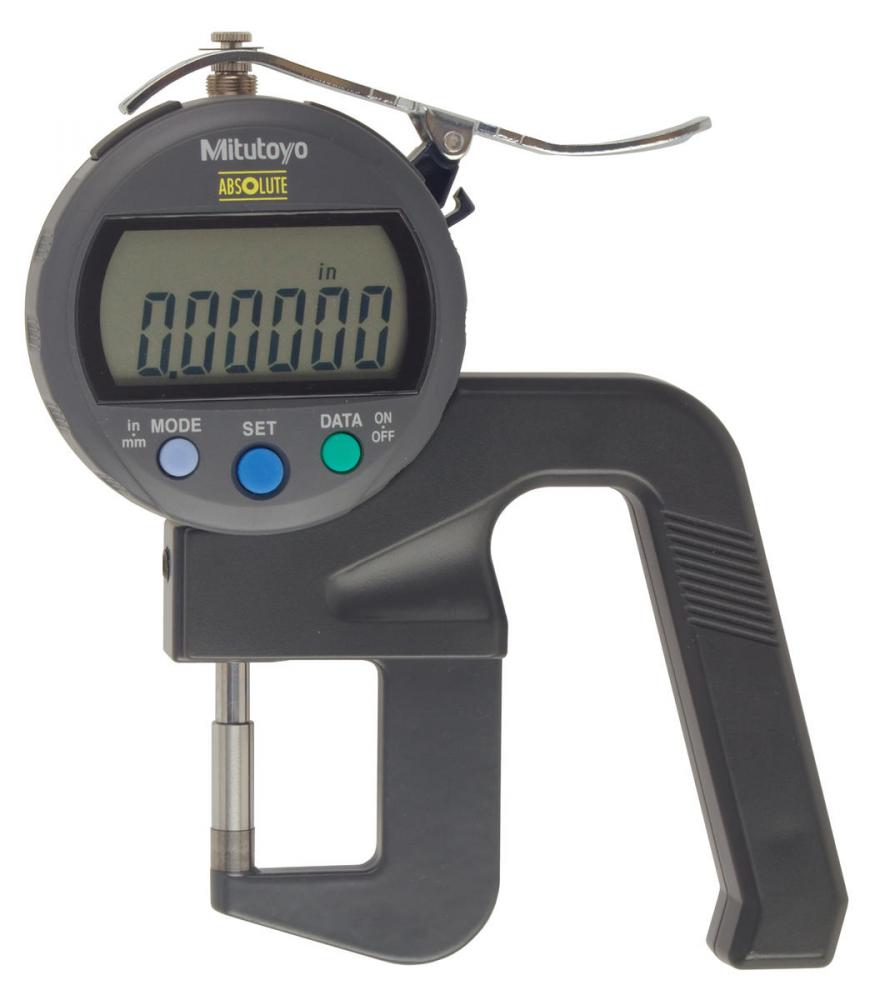 Picture of Mitutoyo 547-400S 0-.47 In/0-12mm, .00005 In/0.001mm Id-C Digimatic Absolute Thickness Gage