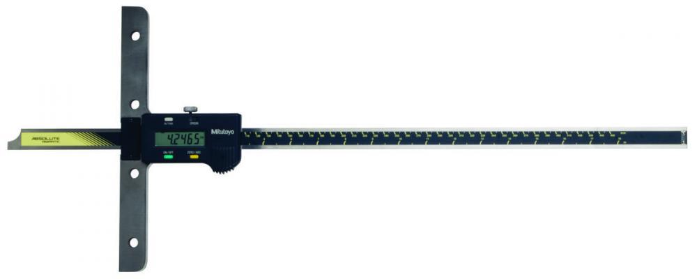 Picture of Mitutoyo 571-214-10 0-18 In/450mm, .0005 In/0.01mm, Absolute Digimatic Depth Gage, With SPC Data Output