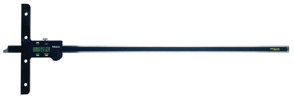 Picture of Mitutoyo 571-215-10 Absolute digimatic depth gage,24in/600mm range,.0005in/.01mm resolution, 1400g