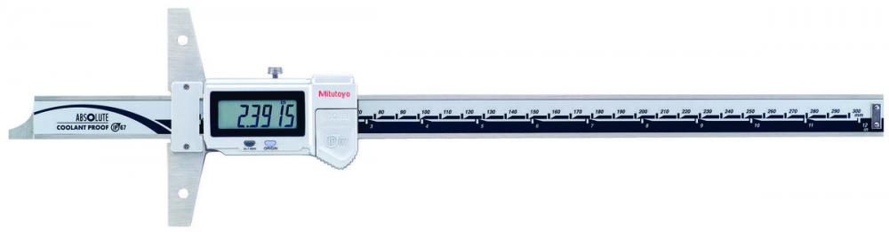 Picture of Mitutoyo 571-263-10 Absolute digimatic depth gage,12in/300mm range, .0005in/.01mm resolution, 320g