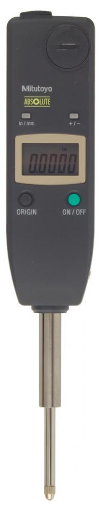 Picture of Mitutoyo 575-123 1 In/25.4mm, .0005 In/0.01mm, Id-U Absolute Digimatic Indicator, 3/8 In Stem, Flat Back, With Spc Data Output, Ansi