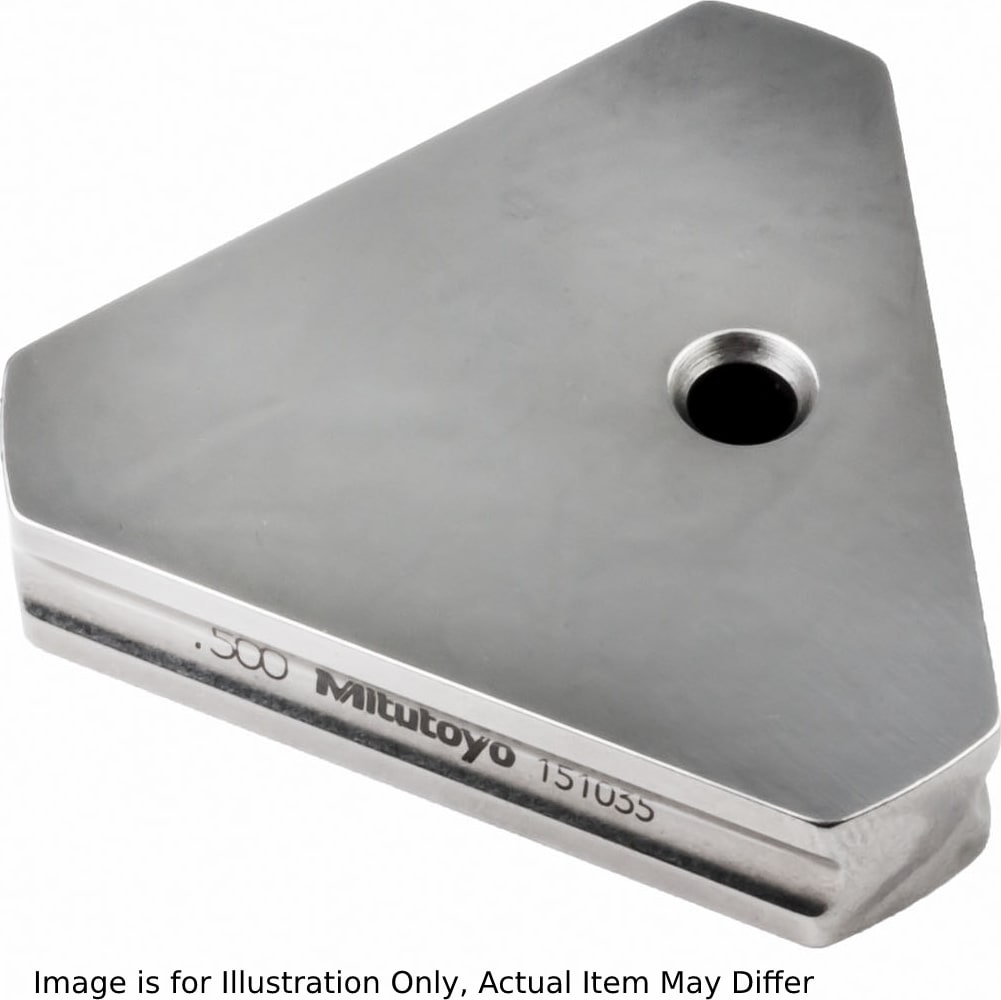 Picture of Mitutoyo 619055 Gage Block Accessory for Inch Square Gage Blocks, .50 In Holder Base