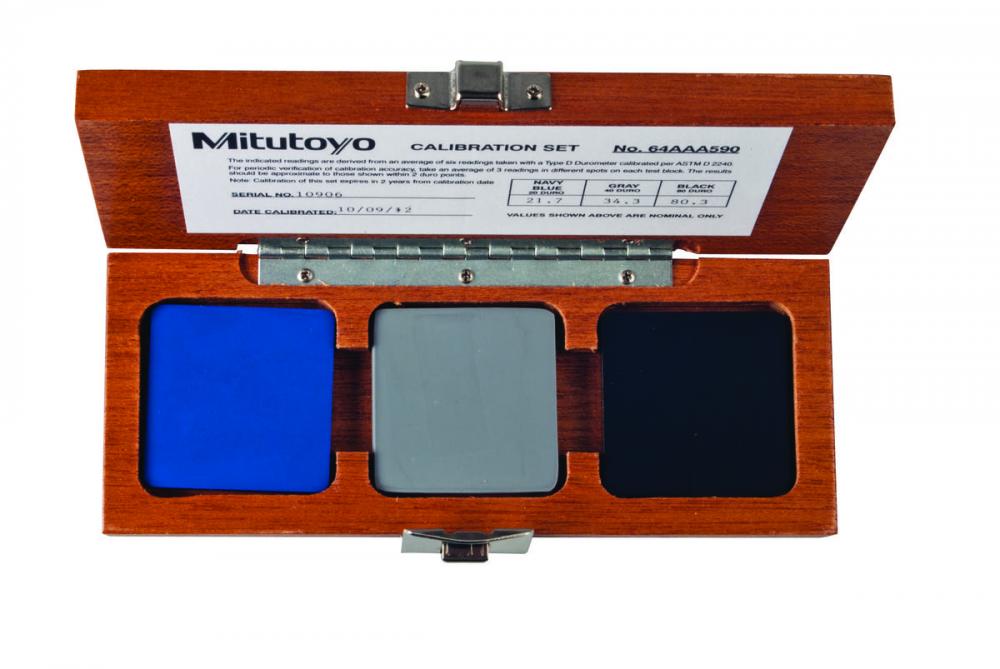 Picture of Mitutoyo 64Aaa590 Durometer Test Block Set(D)