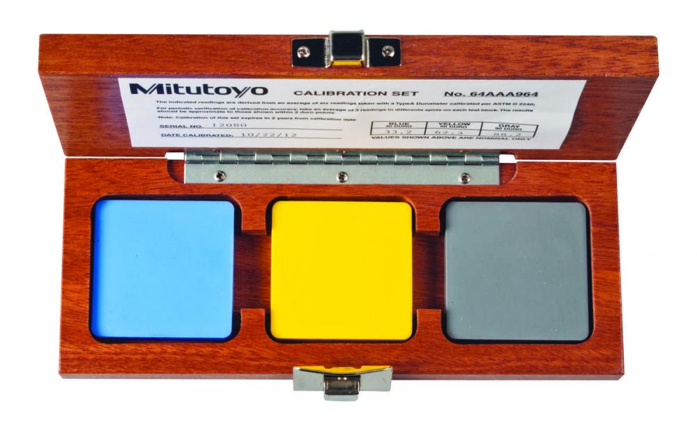 Picture of Mitutoyo 64Aaa964 Durometer Test Block Set(A)