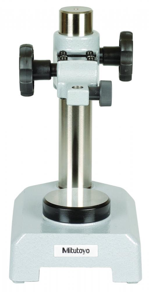 Picture of Mitutoyo 7002-10 Gage Stand, For Indicators And Linear Gages, 3/8 In And 8mm Stem Hole Diameters, Flat Anvil