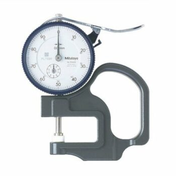 Picture of Mitutoyo 7305 Dial Thickness Gage, Ceramic Spindle/Anvil, 0-20mm, .01mm