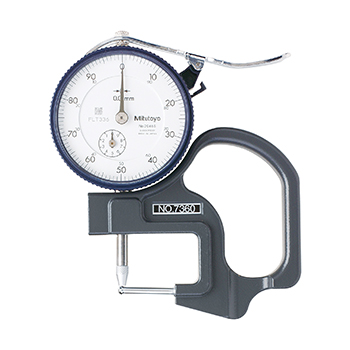 Picture of Mitutoyo 7360 Dial Thickness Gage, 0-10mm, 0.01mm
