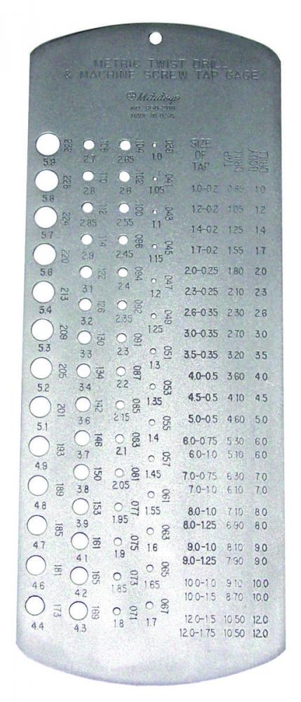 Picture of Mitutoyo 950-208 Drill Gage