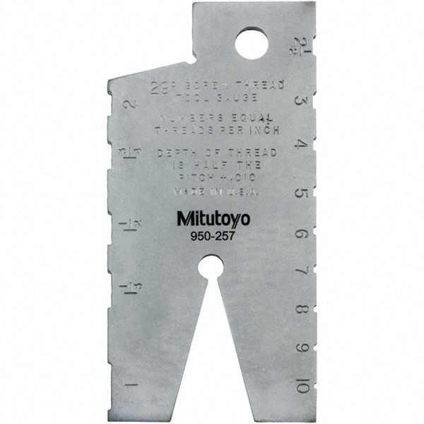 Picture of Mitutoyo 950-257 Screw Thread Gage, Acme, 29 Degrees