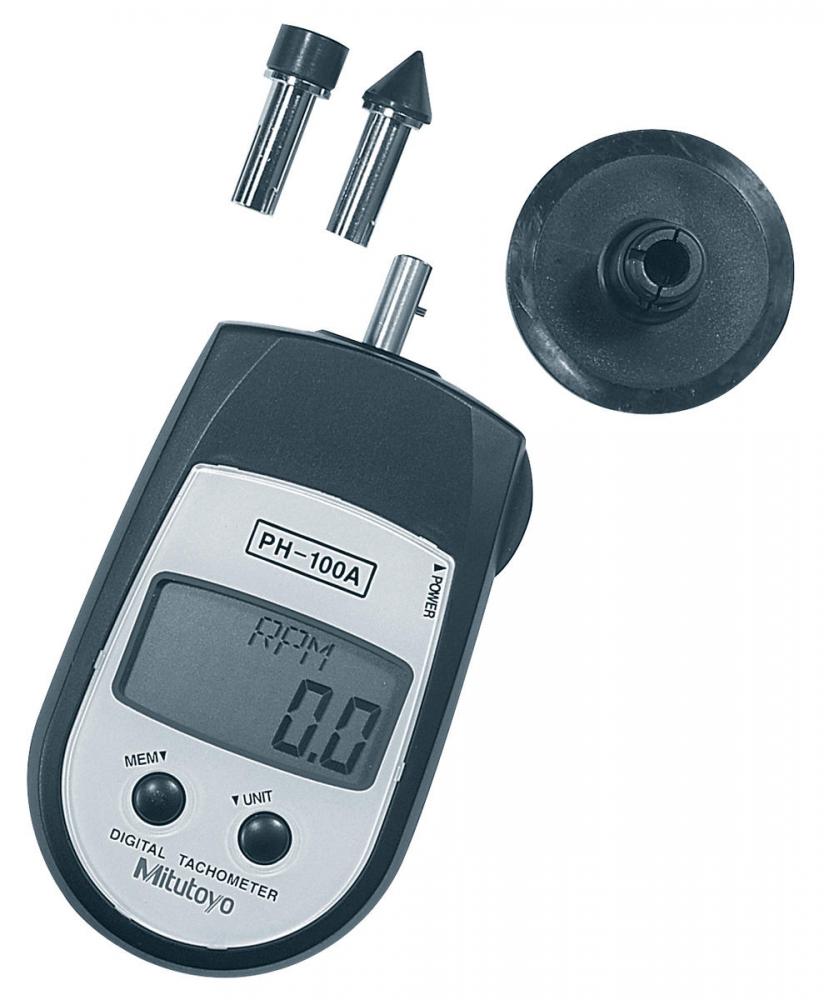 Picture of Mitutoyo 982-551 Digital Hand Tachometer, Contact Style, 1 To 25,000 Rpm