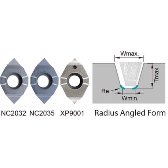 Picture of Nine X060A90W020R XP9001 Indexable Drill Positive Polished