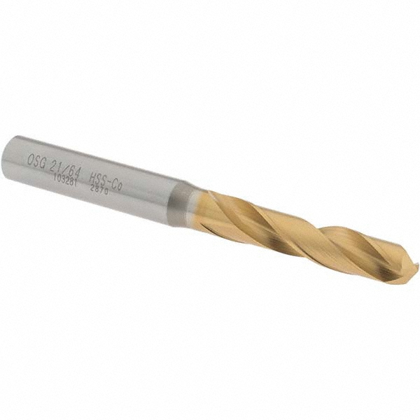 Picture of OSG 10328105 21/64 130Deg HSS Screw Machine Drill