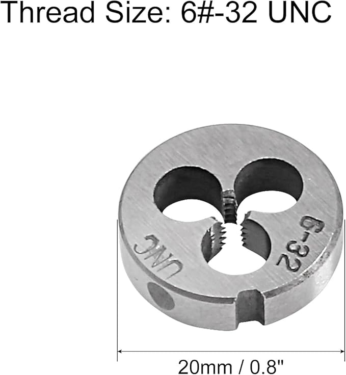 Picture of Oster 4314-1122 6-32 X 1 Round Thread Die Threading Die
