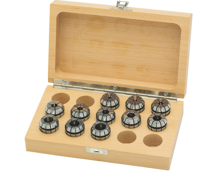 Picture of Parlec 5UMER25-SI011 Collet ER25 Set (5UM).1250"-.6250"(11Pieces)