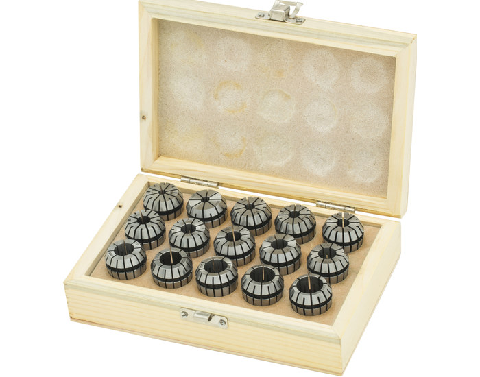 Picture of Parlec ER25-S016 Collet ER25 Set .1875"-.6250"(15Pieces)