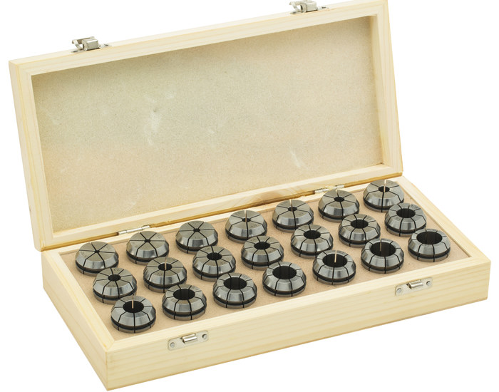 Picture of Parlec ERS32-S021 Collet ER32 Sealed Set Metal Seal .1562"-.7813"(21Piece)