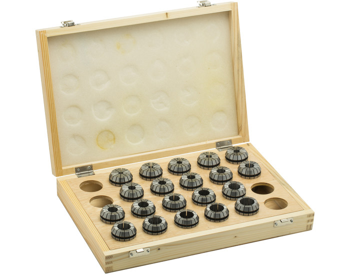 Picture of Parlec ERS40-S020 Collet ER40 Sealed Set Metal Seal .2500"-1.0000"(20Pieces)