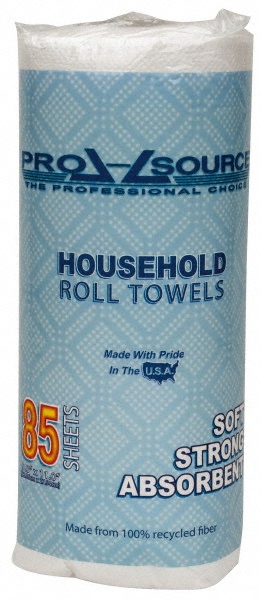 Picture of 40760282 Pro-Source Case Of (30) 85-Sheet Perforated Rolls Of 2 Ply White Paper Towels 11" Sheet Length