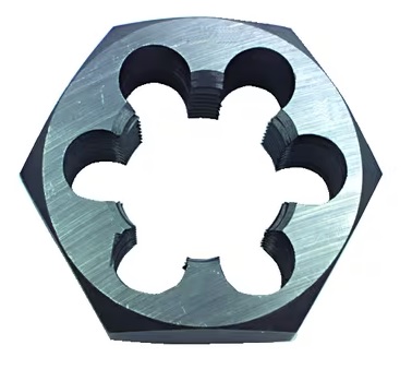Picture of ProCut ER637258. 3/4-10 NC Carbon STL STD Thread Hex DIE Threading Die