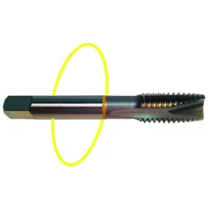 Picture of Rapidkut EK30-YRB1001032 10-32 H3 3FL SP PT Tap Yellow Ring Threading Taping