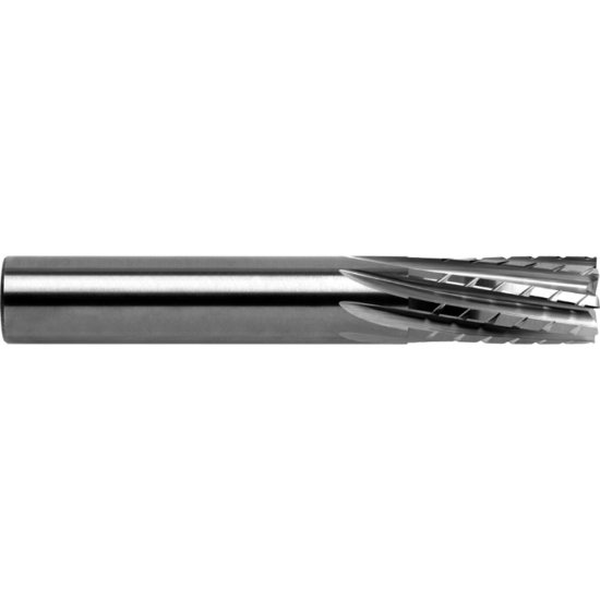 Picture of RobbJack CE-602-08 Dia 1/4 SH 0.2500 LOC 0.7500 OAL2.50 End Mill Standard Flute Standard Helix Carbide Uncoated Single End Square Sharp