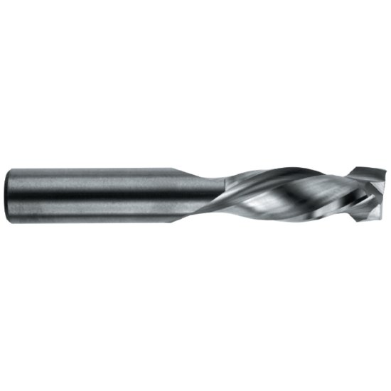 Picture of RobbJack HB-401-12-DLC Dia 3/8 SH 0.3750 LOC 1.00 OAL2.50 End Mill Standard Flute Standard Helix Carbide DLC Single End Square Sharp
