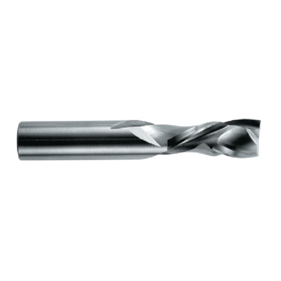 Picture of RobbJack HB-402-16-DLC Dia 1/2 SH 0.50 LOC 1.1250 OAL3.00 End Mill Standard Flute Standard Helix Carbide DLC Single End Square Sharp