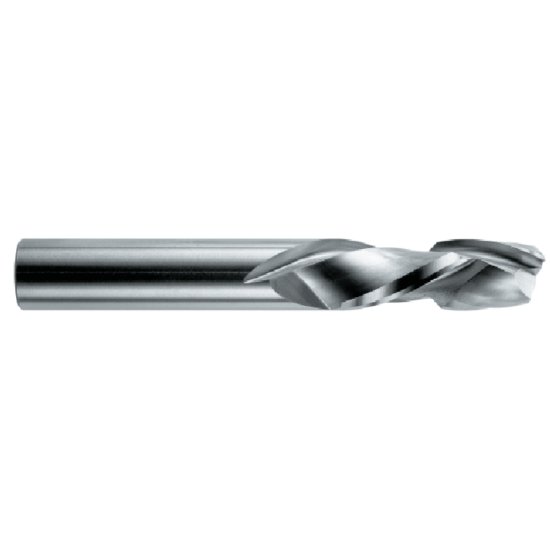 Picture of RobbJack HB-404-16 Dia 1/2 SH 0.50 LOC 1.3125 OAL3.50 End Mill Standard Flute Standard Helix Carbide Uncoated Single End Square Sharp
