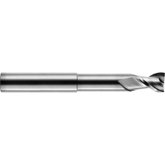Picture of RobbJack MFM-204-25-BN-DLC Dia 25mm SH 0.9843 LOC 1.0236 OAL6.4961 End Mill Standard Flute Standard Helix Carbide DLC Single End Ball NoseBall