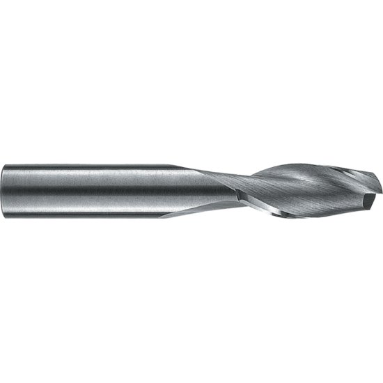 Picture of RobbJack MNR-204-02-DLC Dia 2mm SH 0.0787 LOC 0.1969 OAL1.4961 End Mill Standard Flute Standard Helix Carbide DLC Single End Square Sharp